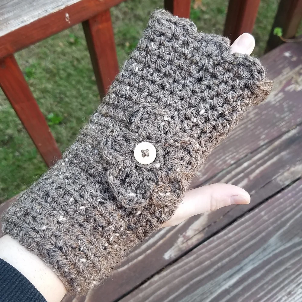 Handmade Hand Warmers - Brown and Speckled